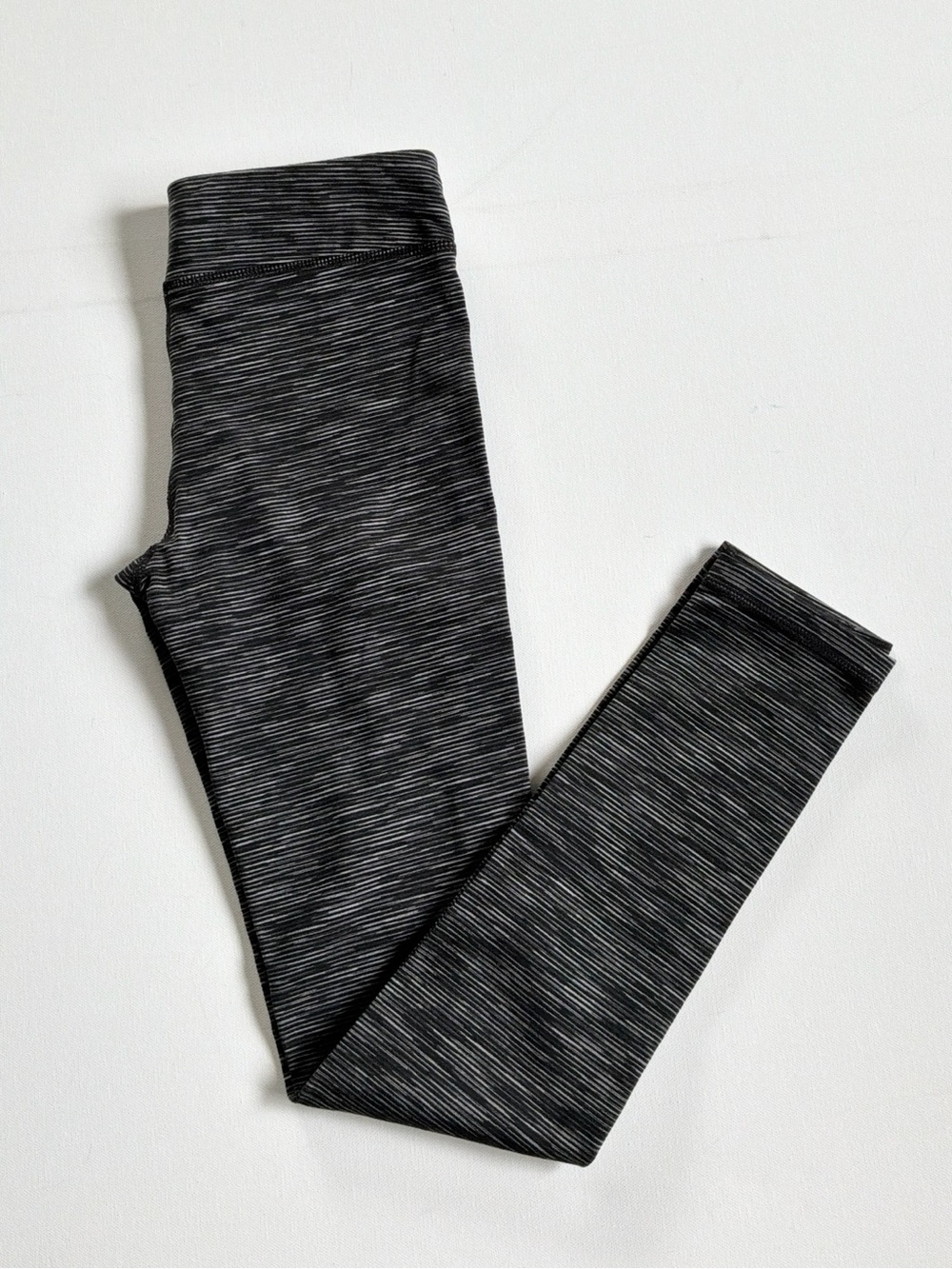 Athleta Girl Black Space-Dye Leggings